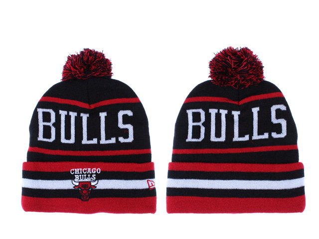 NBA Chicago Bulls Black Beanie 1 LX
